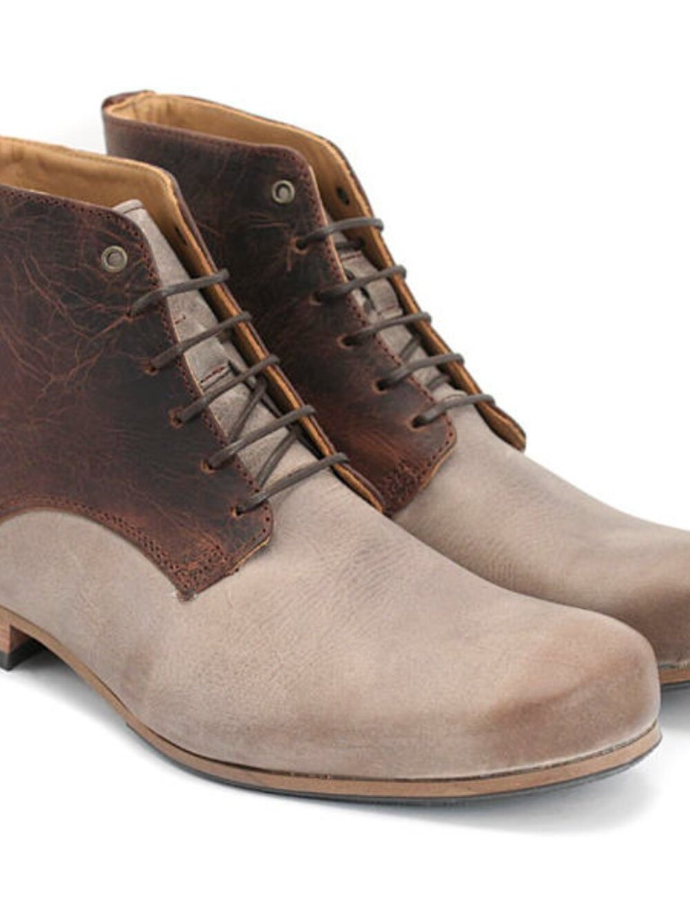 John Fluevog Radio PLR Tan Boots: Men’s 7 / Women's 9